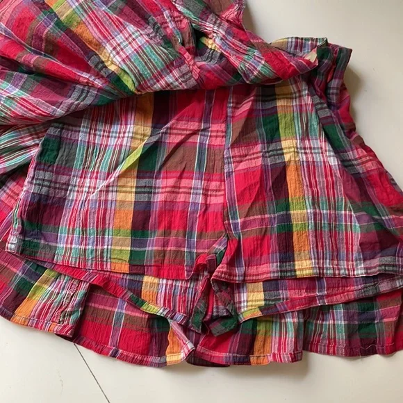 Urban Outfitters Red Plaid Crop Top and Skirt Set - Picture 8 of 8